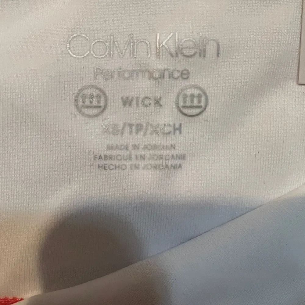 Calvin Klein Performance Carbonate Berry Printed High Waist Bike Shorts XS NWT - Picture 5 of 7